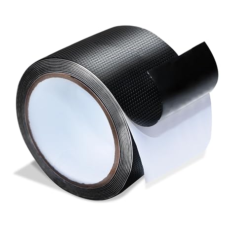 Qingluan Rubber Grip Tape, Black, 4In x 10Ft