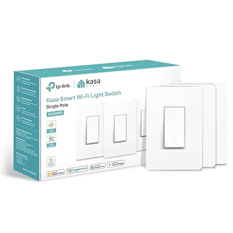 Kasa Apple HomeKit Smart Light Switch KS200P3, Single Pole