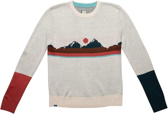 Semi-Fitted Argyle Ridge Sweater Pullover by KAVU