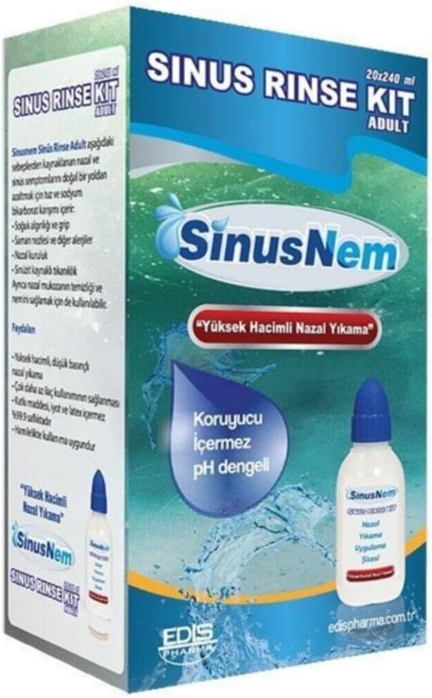 Edis Pharma Sinus Rinse Kit Adult Nasal Wash 7169