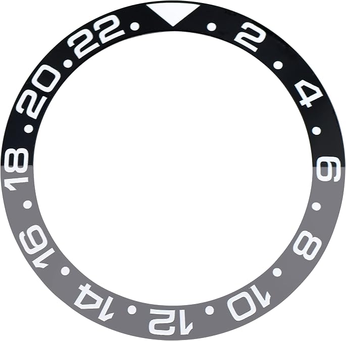 Ceramic Bezel Insert for Rolex GMT Master 116700 116710 Black/Grey Bruce Wayne