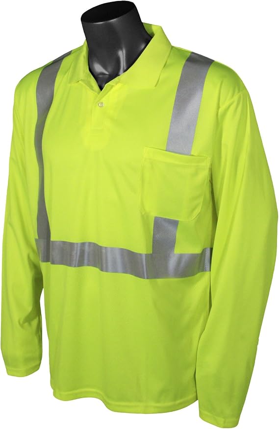 Radians Unisex-Adult Hi-vis Long Sleeve Polo