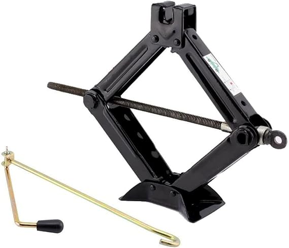 Youyijia Scissor Jack - 2 Ton Heavy Duty Lifting Jack, 85-400MM Steel, Maximum Lift Height 400MM, Emergency Car Tyre Repair Changing Tool