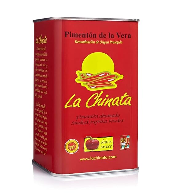La Chinata. Sweet Smoked Paprika Powder. 750g (1.65lb) tin.