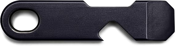 QuickPry Mini Pry Bar Everyday Carry Pry Bar Tool, For Camping, Cleaning, And Simple Everyday Tasks, Keychain Carry Tool Black