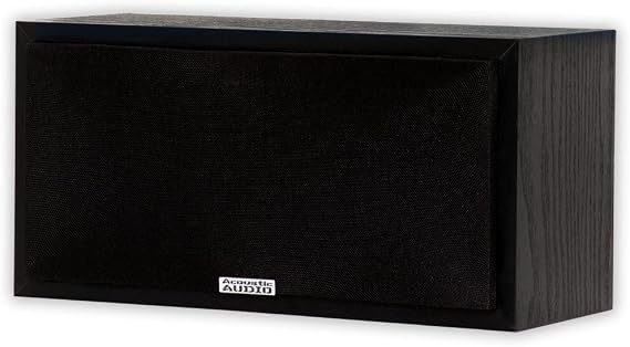 Acoustic Audio PSC-32 Center Channel Speaker 125 Watt 2-Way Home Theater Audio, Black