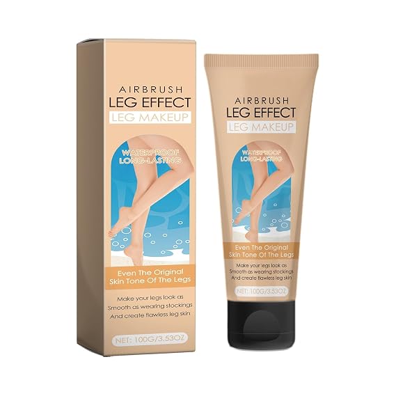 Leg Makeup Waterproof No Transfer,Flawless Looking Leg and Body Scar Cover up Makeup, Easy Application for All Skin Tones. (1# Fairest Glow)