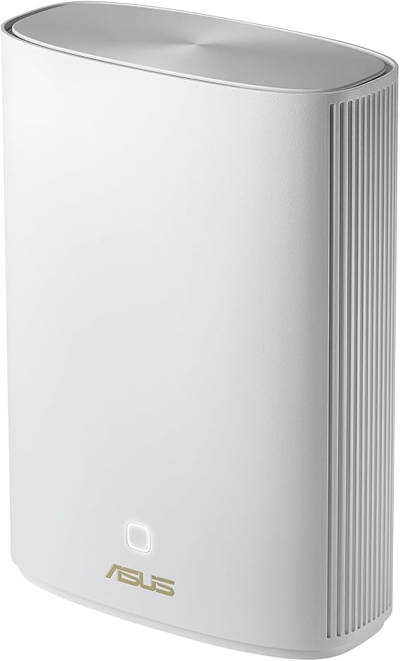ASUS ZenWiFi XP4 AX1800 (1 Pack) Whole-Home Dual-band Mesh WiFi 6 System free network security, parental controls, MU-MIMO support, Traditional QoS, Coverage up to 230 Sq. Meter/2475 Sq. ft.