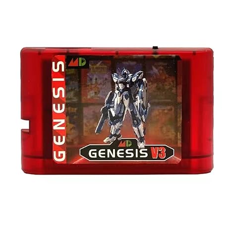 Evergenesis MegaDrive 3000-in-1 Game Cartridge - MD V3 Pro (US/JP/EU Compatible) SEGA 16-bit GENESIS Game Console Evergenesis Md Series