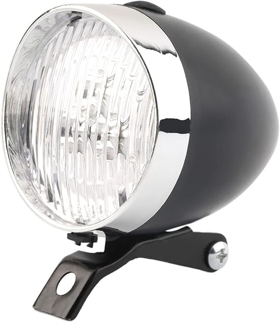 Retro Bike Headlight for Night Riding Vintage Bike Lights Front and Rear Lowrider Bicycle Parts Headlamp Flashlight Vintage LED Bicycle Lights for Women Beach Cruiser Vintage Bike Accessories