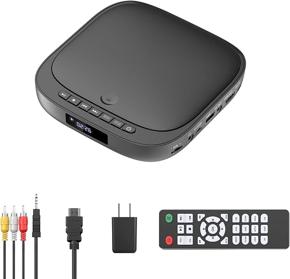 Region Free DVD Player for TV with 1080P HDMI Upscaling