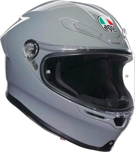 AGV K6 S Solid ECE22.06 Full Face Motorcycle Helmet Nardo Grey
