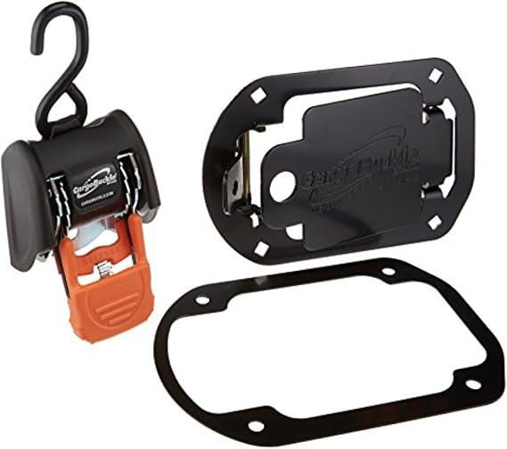 CargoBuckle G3 Flush Mount Tie-Down Kit - Includes Heavy Duty Retractable Strap (3,500 lbs), Flush Mounts & Hardware