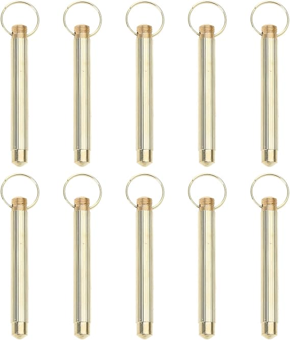 Ear Spoons 10pcs Shovel Keychain Pendant Sniffer Snorter Portable