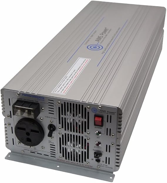 AIMS 7000W 48V Industrial Modified Sine Inverter GFCI 240V Only