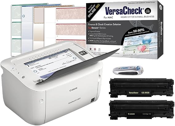 VersaCheck M15 MXD MICR Check Printer and VersaCheck for MAC Check Printing Software Bundle