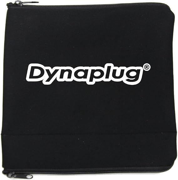 Dynaplug Neoprene Storage Pouch with Two Compartments with Zipper Closures