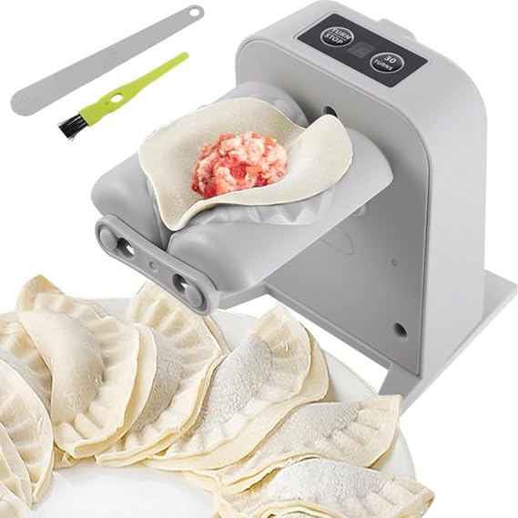 Rechargeable Household Dumpling Press Mould with Brush and Spoon, Electric Dumpling Maker, Automatic Dumpling Making Machine