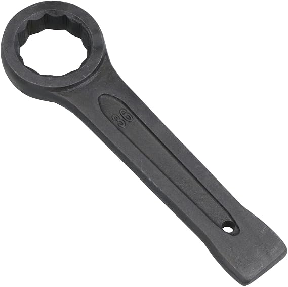36mm Slogging Box End Striking Ring Wrench Spanner Bi-Hex 12 Sided Metric