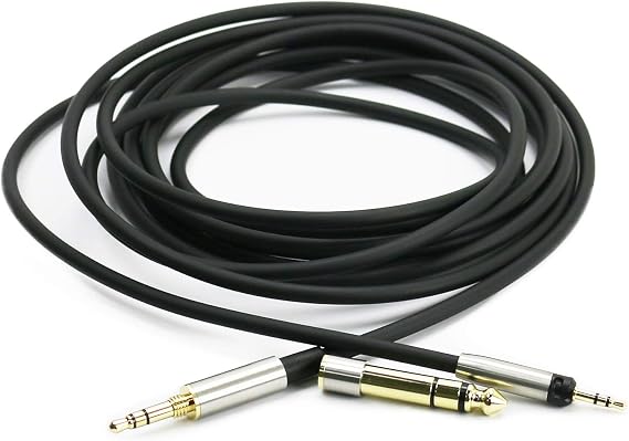 Replacement Audio Cable Upgrade Headphone Cord with Lock Connector Compatible with Audio Technica ATH-M50x, ATH-M40x, ATH-M70x, ATH-M60x Headphones 1.2meters/4feet