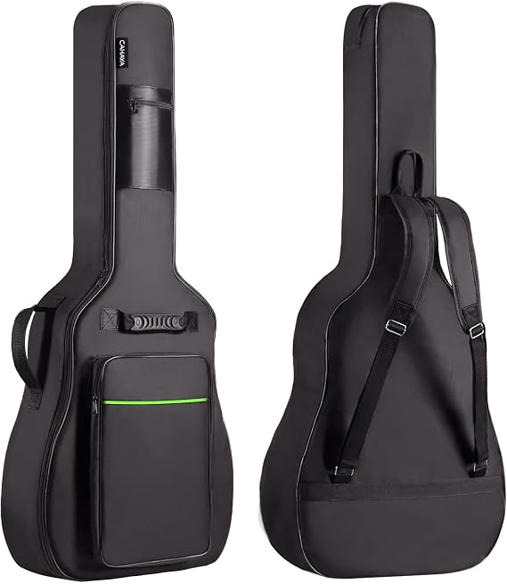 CAHAYA Acoustic Guitar Bag Waterproof Gig Bag Guitar Case 40 41 42 In Green