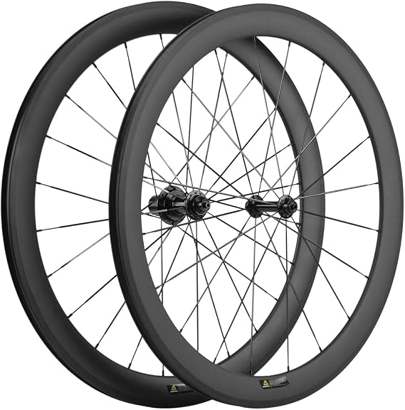 Carbon Fiber Road Bike Wheels 50mm Clincher Wheelset 700c Racing Bike Wheel