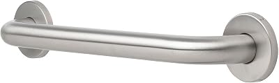 Homewerks 068 HW11436SS 36 inch Bathroom Grab Bar with 1-14 Inch Diameter and Concealed Screws ADA Compliant, Stainless Steel