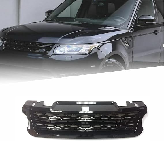 Gloss Black Mesh Front Grill for Range Rover Sport 2014-2017