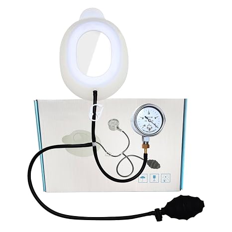 Vacuum Bell Orthosis Brace for Pectus Excavatum Correction, Washable with Real-Time Pressure Gauge