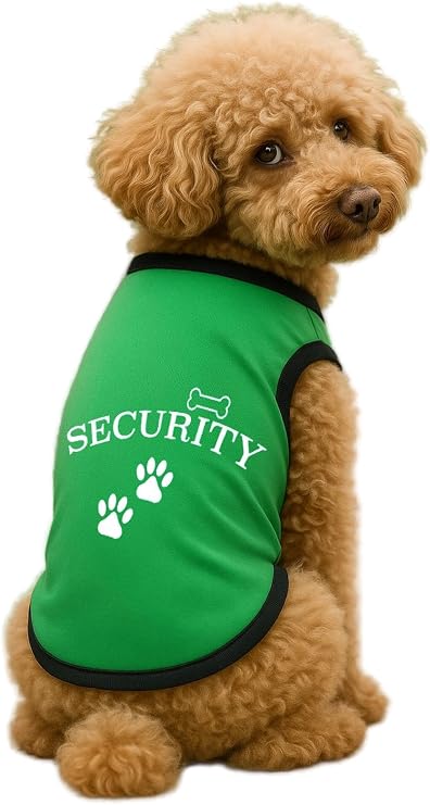 Yeni Sezon Köpek Ve Kedi Kıyafeti Yeşil Security XS