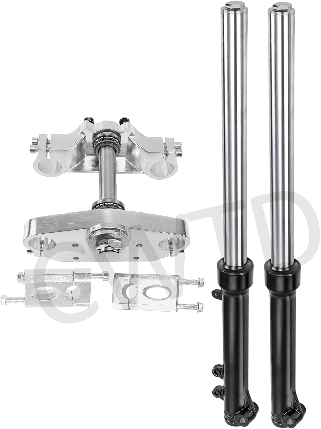 Enhanced 33mm 630mm Front Fork Suspension Kit: Ideal for Pit and Dirt Bikes Ranging from 50cc to 125cc, including models like SSR, Apollo, Grom, KTM, and Coolster CRF50, XR50, CRF70 Models