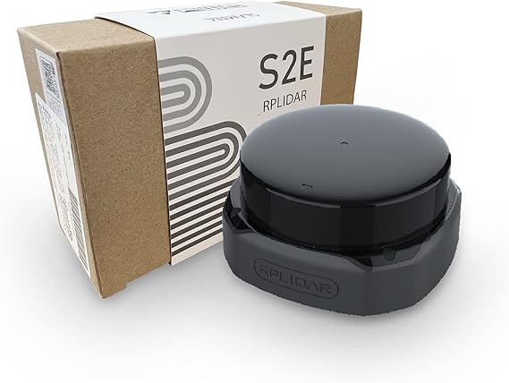 Slamtec RPLIDAR S2E Lidar Sensor 2D 360 Degree 30 Meters Scanning Radius LIDAR Scanner with Ethernet UDP Interface for ROS/ROS2 Obstacle Avoidance and Navigation of Robots