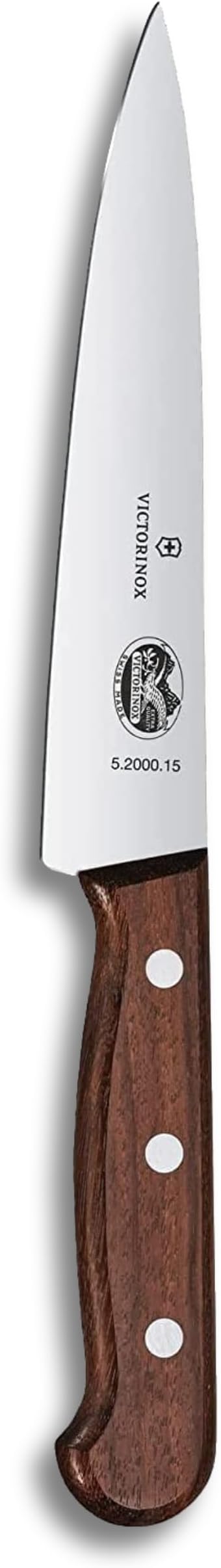 Victorinox Wood 6 Inch Chef's Knife, Straight Edge, Wood Handle