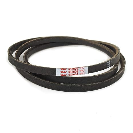 Grasshopper Lawn Mower MaxLife Belt, Designed to Specific Material, Dimensions, Shape, Construction and Pliability Standards That Ensure Superior Performance and Long Life, OEM Replacement Part 383008