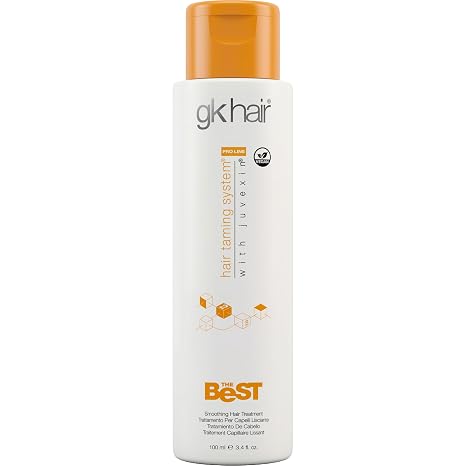 GK Hair The Best Professional Straightening Treatment (100ml) - Kit for Straight Silky and Natural Hair