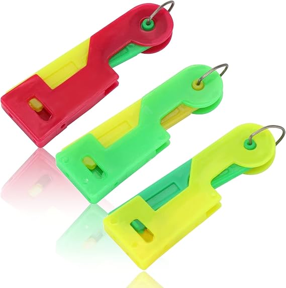 Automatic Needle Threader 3 PCS Automatic Needle Threading Device Tool Needle Threaded Thread Device Sewing Needle Threader for DIY Threading Tool and Sewing Machine Needle Fast Lead