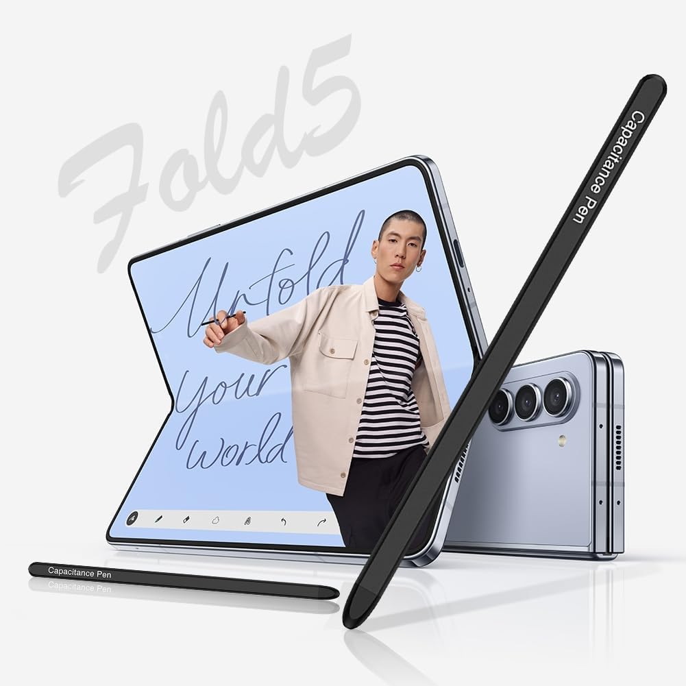 SHIEID S Pen Fold Edition for Galaxy Z Fold6  Z Fold5, Only Compatible with Z Fold 6 and Z Fold 5, Black