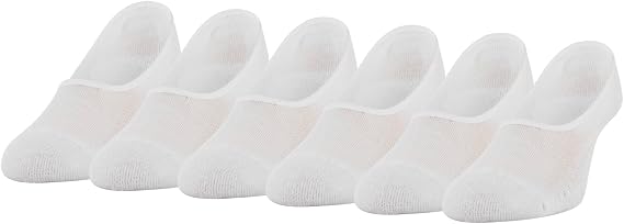 Peds Women's Cushioned Mid Cut No Show Socks (6-Pairs)