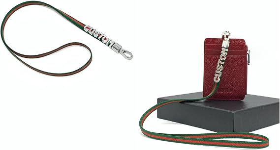 Customize Personalized Lanyard with 8mm Slide letters Number Charm