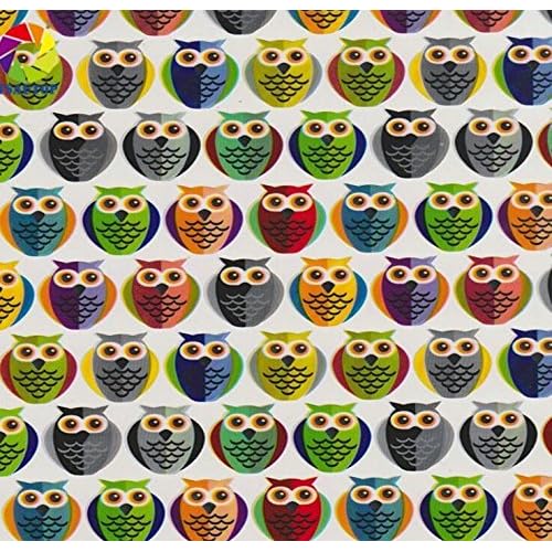 Hydrographic Film - Hydro Dip Film - Hydrographics Film - Water Transfer Printing - Hydro Dipping - Fall Owls - 1 Sq. Meter