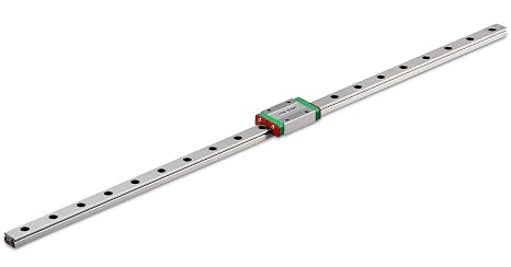 TEN-HIGH MGN7 100mm Linear Guide Rail Linear Motion Slide Rails Linear Motion Products, for 3D Printer and CNC Machine, 1pcs Rail + 1pcs MGN7H Block Bearing (Longer Block)
