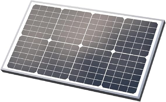 Ghost Controls 30 Watt Monocrystalline Solar Panel Kit for Automatic Gate Opener Systems Model AX30