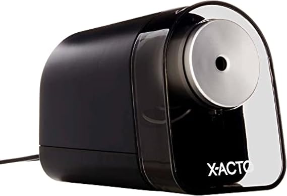 X-Acto XLR Electric Pencil Sharpener, Black, 1 Count - Back to School, Teacher, Classroom Supplies