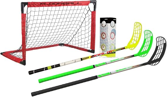 HOME1 Floorball Stick Set for Home Play Multiple Sizes