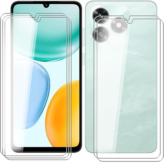 Tempered Glass for Honor X5c Plus Screen Protector (6.74"), [Anti-Scratch] [Bubble Free] HD Clear Tempered Glass [5 Pack] Film protection for Honor X5c Plus