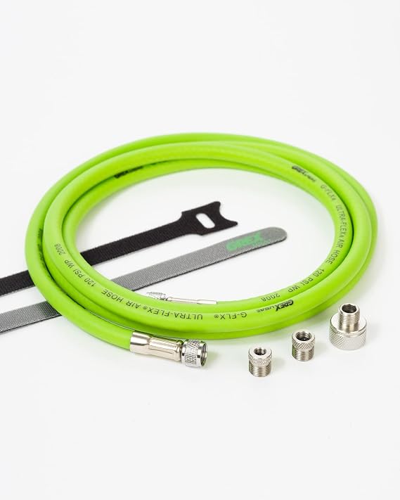 Grex 6' ULTRA-FLEX Airbrush Hose with Universal Fittings