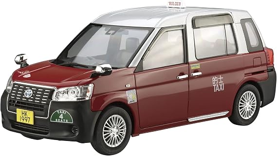 Aoshima 1/24 The Model Car Series SP02 Toyota NTP10R Comfort Hybrid '18 Hong Kong Taxi