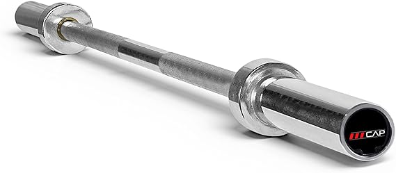 CAP Olympic Barbell - 5FT, 6FT, 7FT Strength Training Weight Bars, Multiple Options