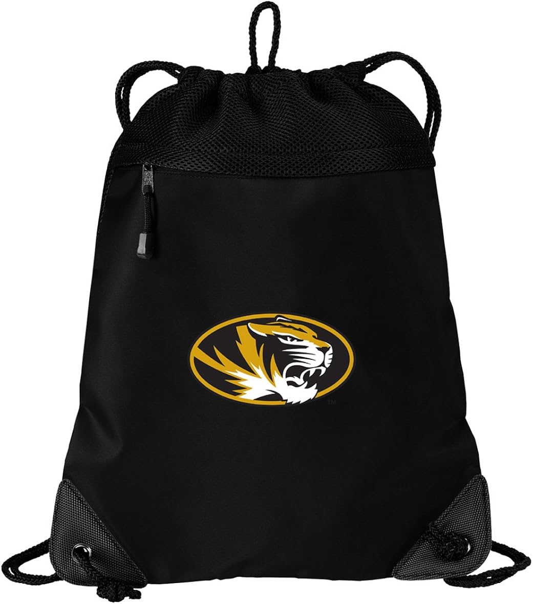Mizzou Drawstring Bag University of Missouri Cinch Pack Backpack UNIQUE MESH & MICROFIBER