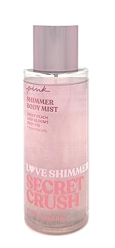 Victorias Secret Pink Love Shimmer Secret Crush Scented Body Mist 8.4 Fl Oz